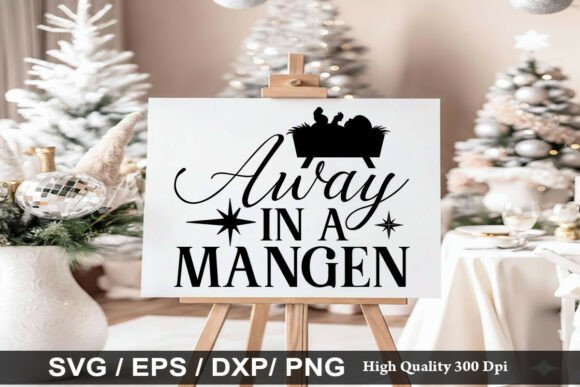 Away in a Manger: A Heartwarming Embroidery Design