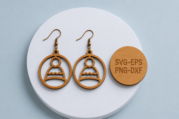 Christmas Laser Cut Earring SVG: A Versatile Design Asset
