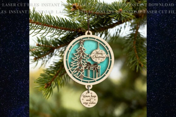 Christmas Tree Present Suncatcher Svg: A Laser Engraving Graphics Review