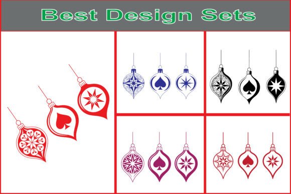 Elegant Festive Ornament Design Pack: A Freebie for Creative Graphics