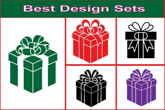 Gift Box Present Icon Set: A Freebie for Creative Graphics