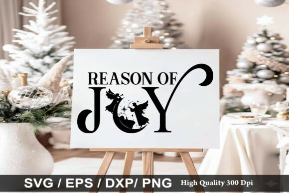 Reason of Joy SVG: A Faithful Embroidery Design