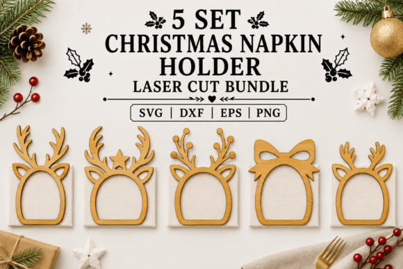 Reindeer Napkin Ring: A Winter Amp Laser Cutting Gem