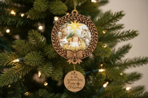 Review: Nativity Christmas Frame Svg for Acrylic Graphics