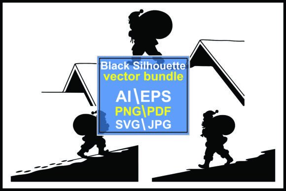 Review: Silhouettes Santa Claus Climbing Roof Graphics