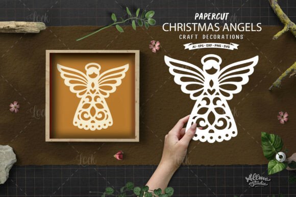 Simple Christmas Angel Cut File: A Crafty Graphics Gem